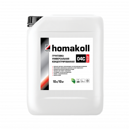 ГРУНТОВКА УНИВЕРСАЛЬНАЯ КОНЦЕНТРИРОВАННАЯ Homakoll 04 C Prof